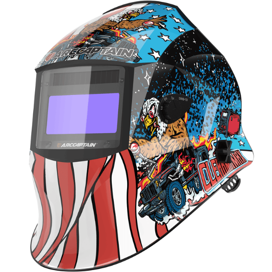 CLEARMAX-S SERIAL:  Auto Darkening Welding Helmet American Eagle 3.86