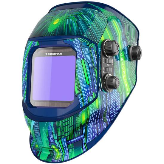 AC-M SERIAL: Large View Auto Darkening Welding Helmet 3.94