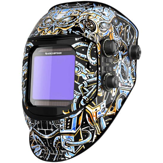 AC-M SERIAL: Large View Auto Darkening Welding Helmet 3.94