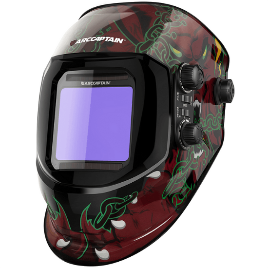 AC-M SERIAL: Large Viewing Screen Auto Darkening Welding Helmet 3.94