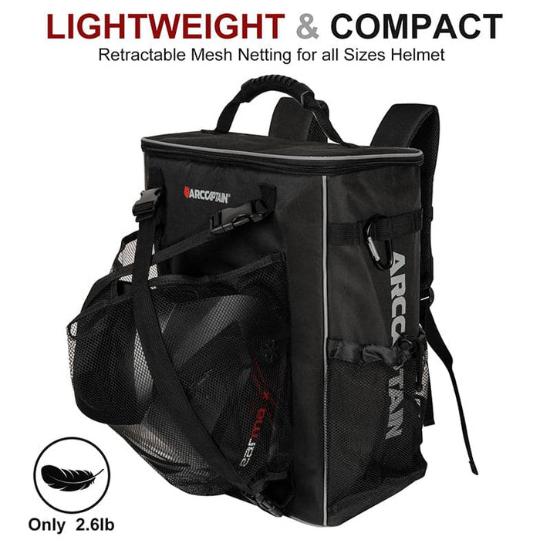 Welding Backpack Tool Bag , Large Capacity Ultra Light Welding Helmet Backpack